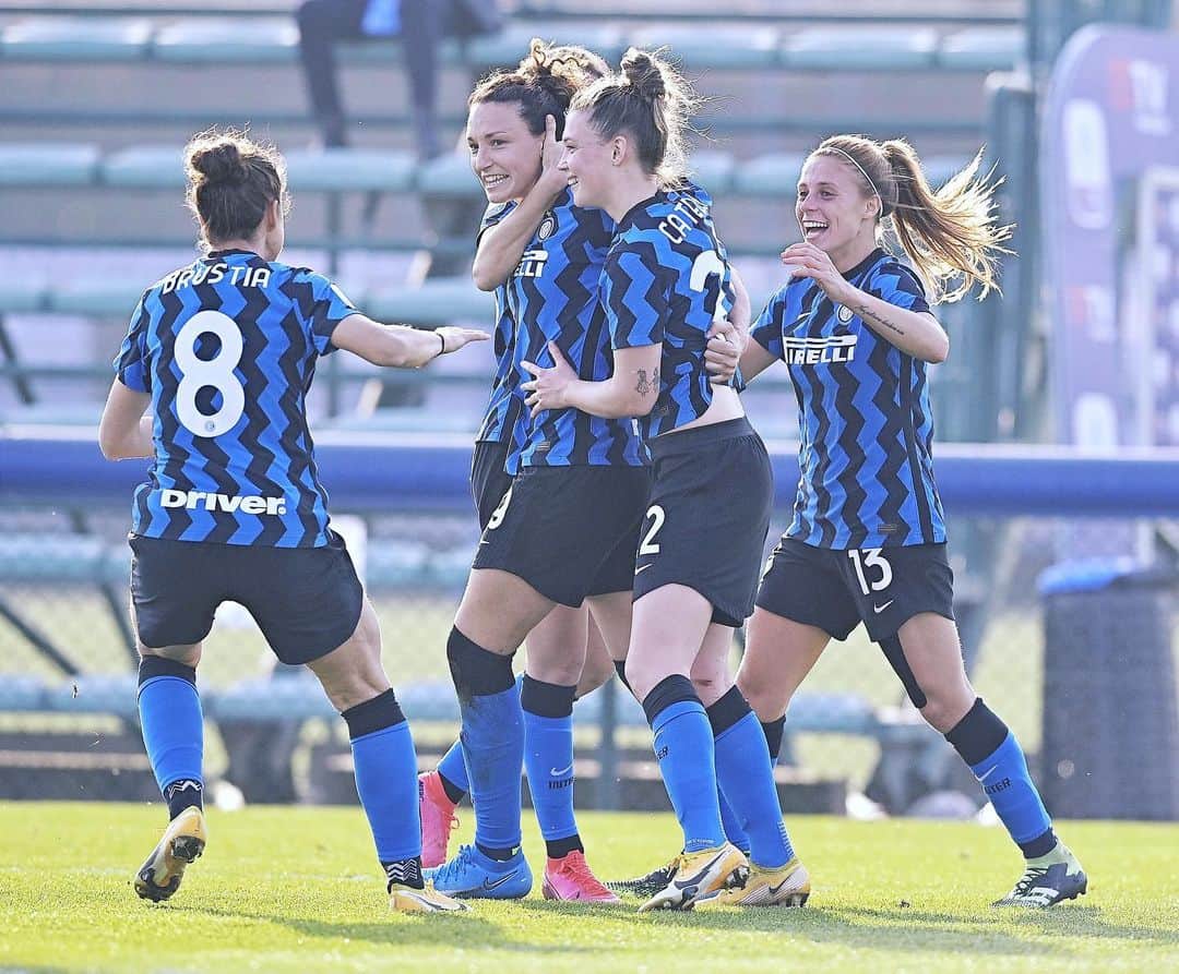 インテルナツィオナーレ・ミラノさんのインスタグラム写真 - (インテルナツィオナーレ・ミラノInstagram)「VICTORY ✅👌 Inter Women back to winning ways in the league: Ilaria Mauro's goal secured all three points for the Nerazzurre #InterWomen #Inter #Football」2月28日 0時37分 - inter