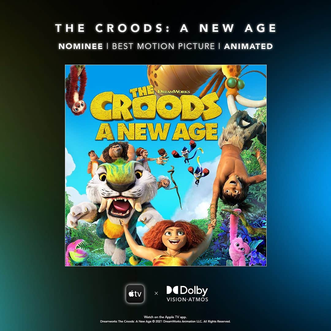 ドルビーラボラトリーズのインスタグラム：「Best of luck to all the delightful nominees for the category of Best Animated Motion Picture. You can stream these movies now in Dolby before Sunday's award show.」
