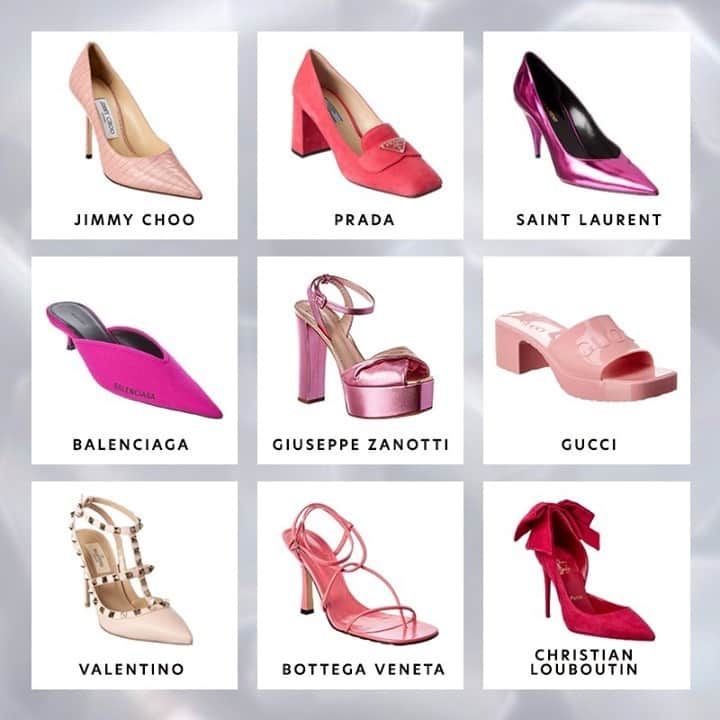 GILTのインスタグラム：「Your shoe rack needs more pink. Tell us which pair caught your eye. ⬇️」