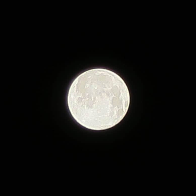 竹井亮介のインスタグラム：「2021年2月27日。 お久しぶりです、満月さん。 #お月さま」