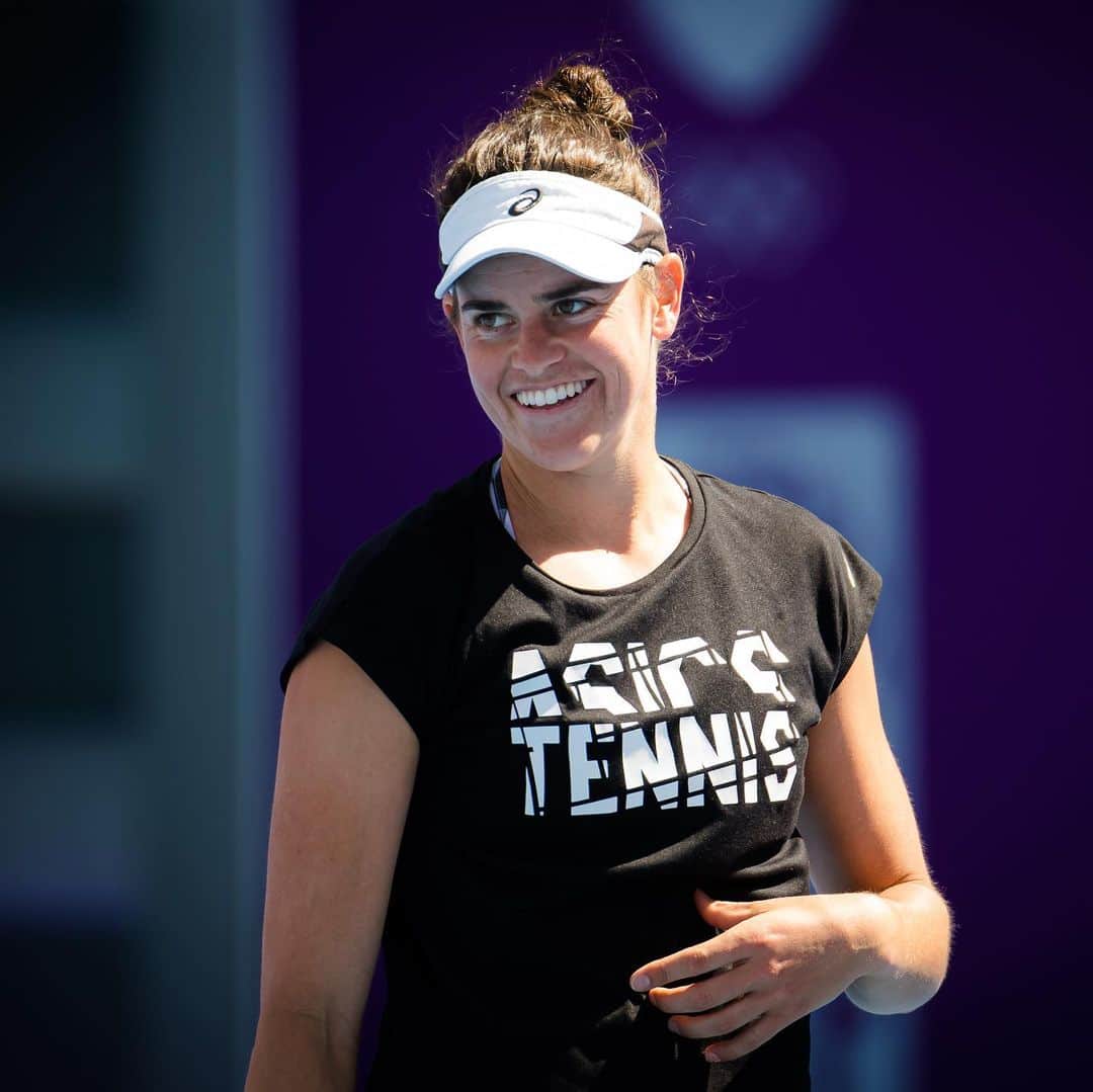 WTA（女子テニス協会）さんのインスタグラム写真 - (WTA（女子テニス協会）Instagram)「Happy days 😃 #QatarTotalOpen2021」2月28日 3時30分 - wta