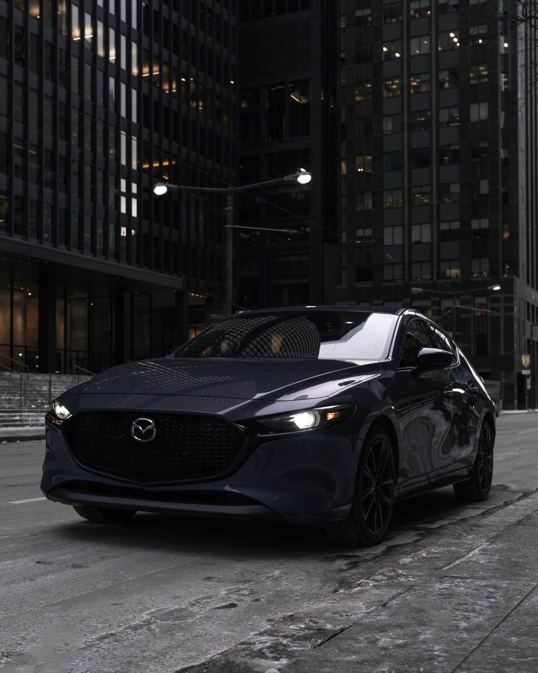MAZDA Canadaのインスタグラム：「Innovative performance isn’t just about power – it’s about an engaging, responsive drive that connects you to the road. The Mazda3 Sport Turbo.」