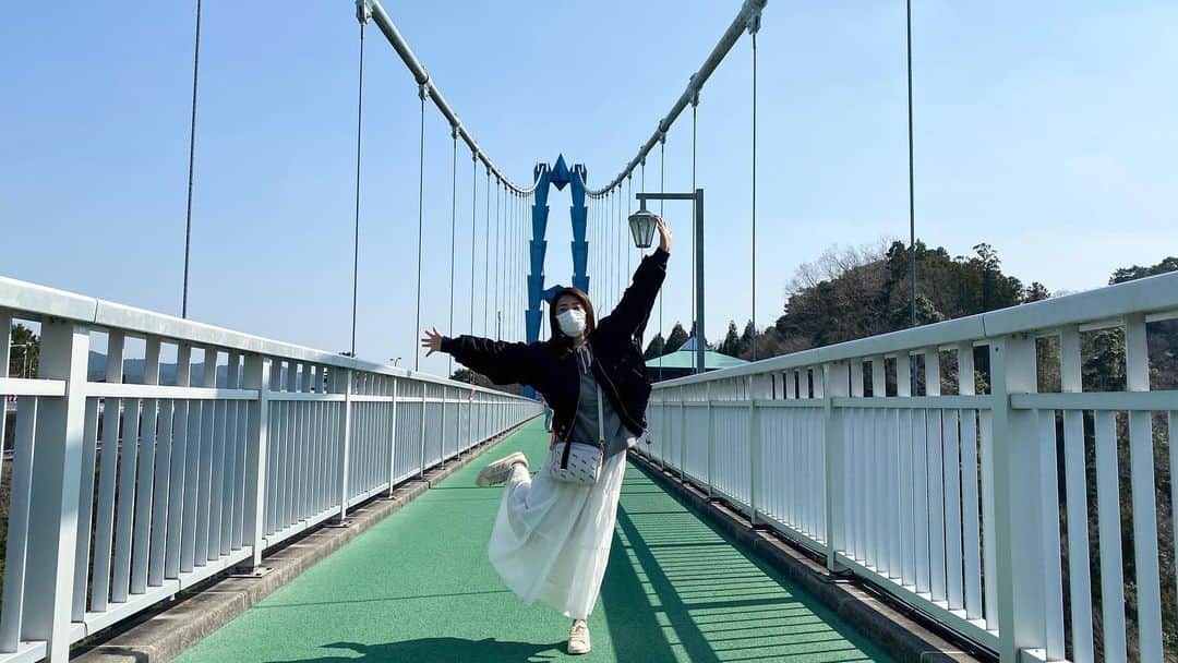 範田紗々さんのインスタグラム写真 - (範田紗々Instagram)「#茨城県 #竜神大吊橋」3月25日 10時58分 - handa_sasa