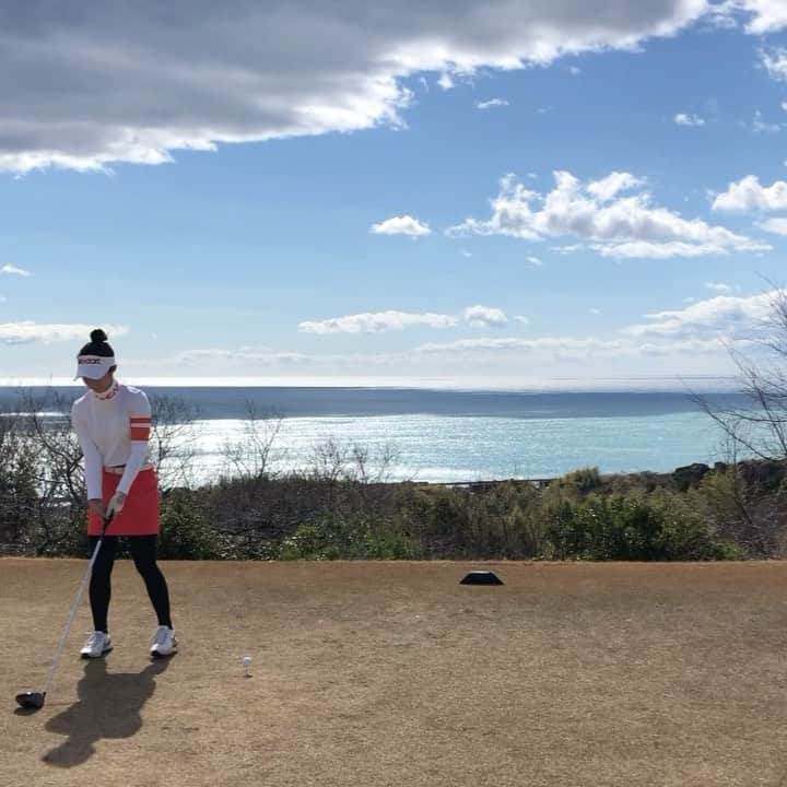篠崎愛のインスタグラム：「2月は土佐で合宿でした🏌️‍♀️ 毎日1.5ラウンド！」