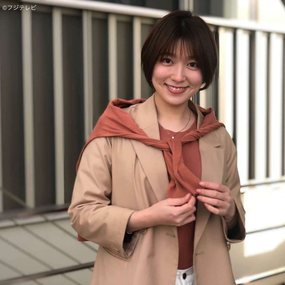 フジテレビ「めざましテレビ」さんのインスタグラム写真 - (フジテレビ「めざましテレビ」Instagram)「3月25日（木）  ファッション雑誌CanCamとコラボした お天気コーナー「きょう何着て行く？」 阿部華也子の毎日のコーデを紹介♪  【きょうのコーデ】 ジャケット→#mite<stylist saori tanabe×mite> 9800円 タンクトップ→#バナナリパブリック 6490円 カーディガン→#バナナリパブリック 7990円 パンツ→#CRAFTSTANDARDBOUTIQUE 4400円 靴→#ダイアナ 1万8700円 イヤリング→#Jouete 1万8700円  【コーデのポイント】 ブーム復活の兆しを見せているアンサンブルニット🌸 新鮮に着るなら旬のジャケット合わせが🙆🏻‍♀️💕 インナーにニットを仕込みつつ カーディガンをジャケットの上から巻くと一気に洒落た印象に💐✨ 色味を同系色でまとめると 統一感が生まれてよりコーデの完成度がアップします⤴️  #めざましテレビ #きょう何着て行く？ #阿部華也子 #今日のコーデ#コーデ#CanCam #今日のファッション#ootd #きょう何着て行く？は月〜金朝6時22分ごろ放送📺 #スタイリストたなべさおり」3月25日 18時14分 - mezamashi.tv