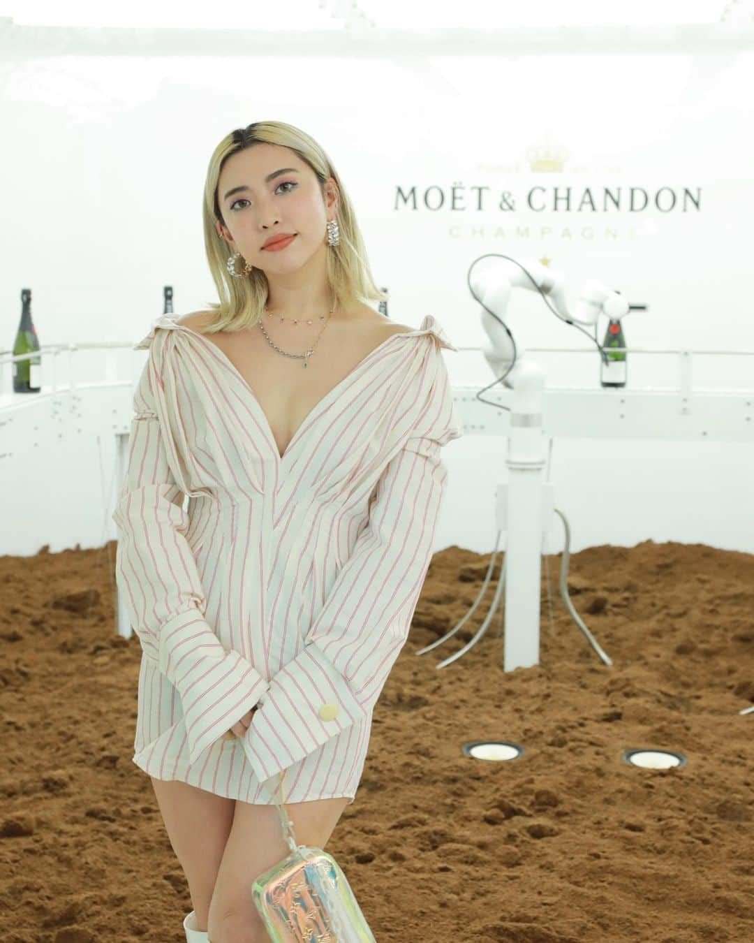 植野有砂さんのインスタグラム写真 - (植野有砂Instagram)「🍾❤️ @moetchandon x @ambush_official 🔥 #MOETxAMBUSH #MoetChandon  #Ambush  #MoetImperial」3月25日 20時39分 - alisaueno