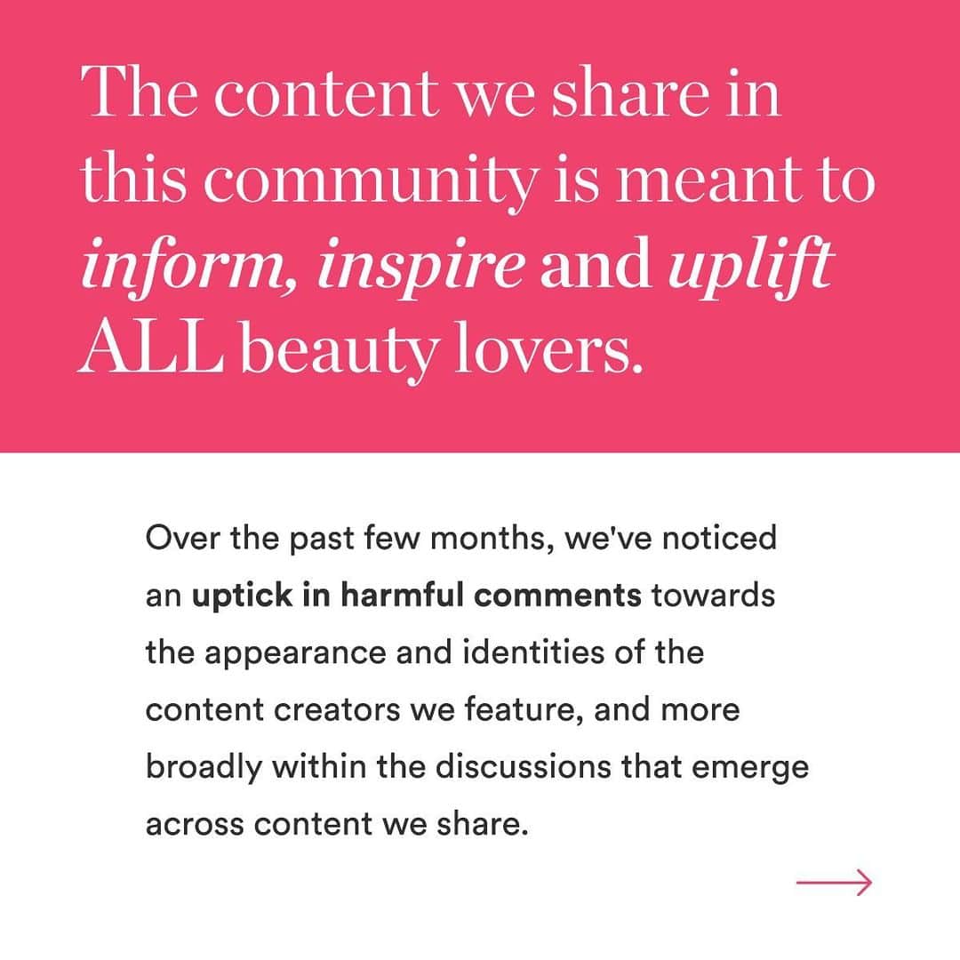 ULTA Beautyさんのインスタグラム写真 - (ULTA BeautyInstagram)「Hate has no home here. The content we share in this community is meant to inform, inspire and uplift ALL beauty lovers.   Over the past few months, we’ve noticed an uptick in harmful comments towards the appearance and identities of the content creators we feature, and more broadly within the discussions that emerge across content we share.  Remember, there is someone real on the receiving end of a hateful comment. Ask yourself: is this comment providing constructive feedback or is it fueling unnecessary, unproductive dialogue?  We embrace and appreciate the diversity of thought within this community. However, if your expressed opinion is explicitly hateful towards someone’s physical traits, gender, sexual, religious or cultural identity, we maintain the right to remove it.  Let’s create meaningful conversations, lift each other up and continue to celebrate each other’s beauty, together.🧡 #ultabeauty」3月25日 23時50分 - ultabeauty