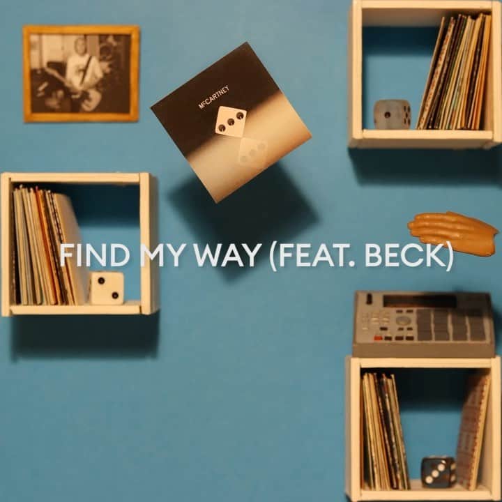 Beckのインスタグラム：「I remember hanging out at a get together with Paul and his wife Nancy several years ago and Nancy mentioned that she wanted to go out dancing before calling it a night.  After a bit of an odyssey looking for a place, we finally found a bar in Hollywood with a DJ. I remember everybody feeling loose and in the moment—Paul and Nancy were tearing it up and completely enjoying themselves.  Last year when he asked me to remix this track, I remembered that night and wanted to channel a bit of the feeling of it— I was thinking of that image of Paul in his groove. There was a falsetto vocal in his original track that made me want to lean further into something loose and funky – I took my Hofner and put down a few bass lines and it fell together from there. After I ’d turned in the remix, Paul called and mentioned he’d been dancing in his kitchen to the track all week, kind of full circle to that night.」