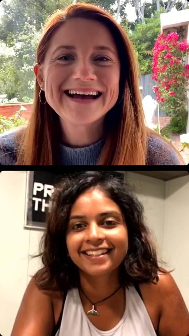 ボニー・ライトのインスタグラム：「Shaama is an environmental scientist who was one of the founders of @fridaysforfuture Mauritius. She was speaking live from a research trip aboard the Arctic Sunrise with @greenpeace in the Saya de Malha bank in the Indian Ocean」