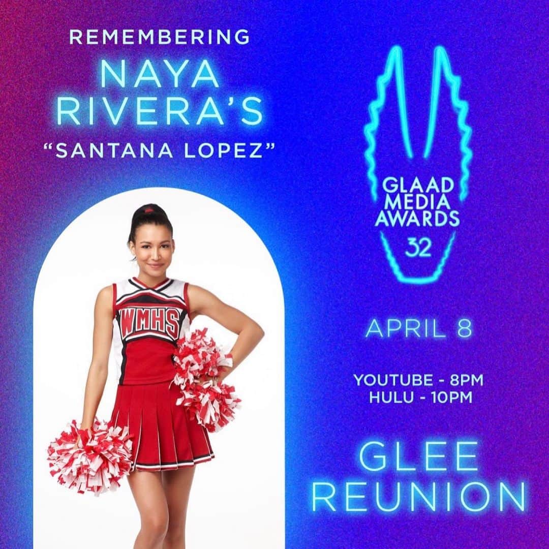 ローレン・ポッターのインスタグラム：「I hope you’ll all be watching. I can’t wait to celebrate Naya. #gleereunion」