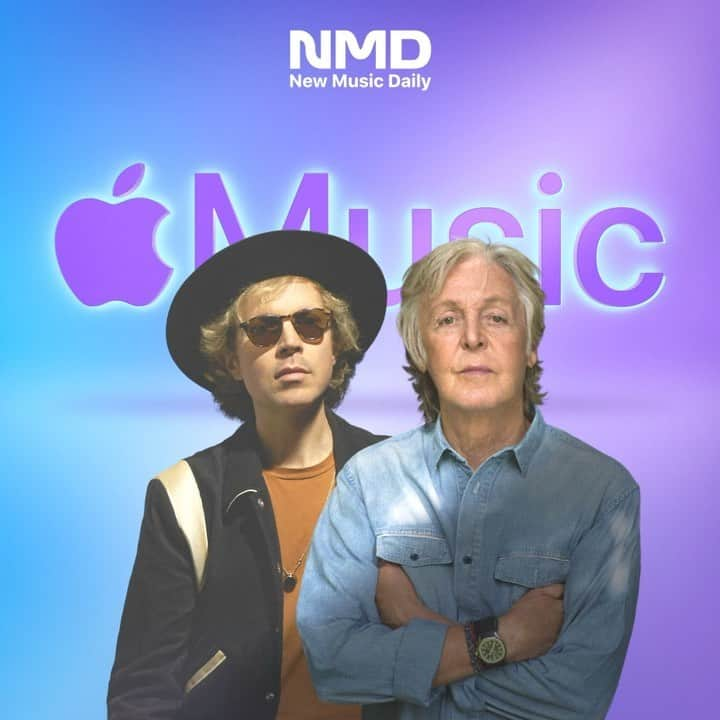 Beckのインスタグラム：「Listen to Beck’s reimagined “Find My Way” from @paulmccartney’s ‘McCartney III Imagined’ on @applemusic’s #NewMusicDaily playlist. Link in bio.  #McCartneyIII #ThreeImagined」