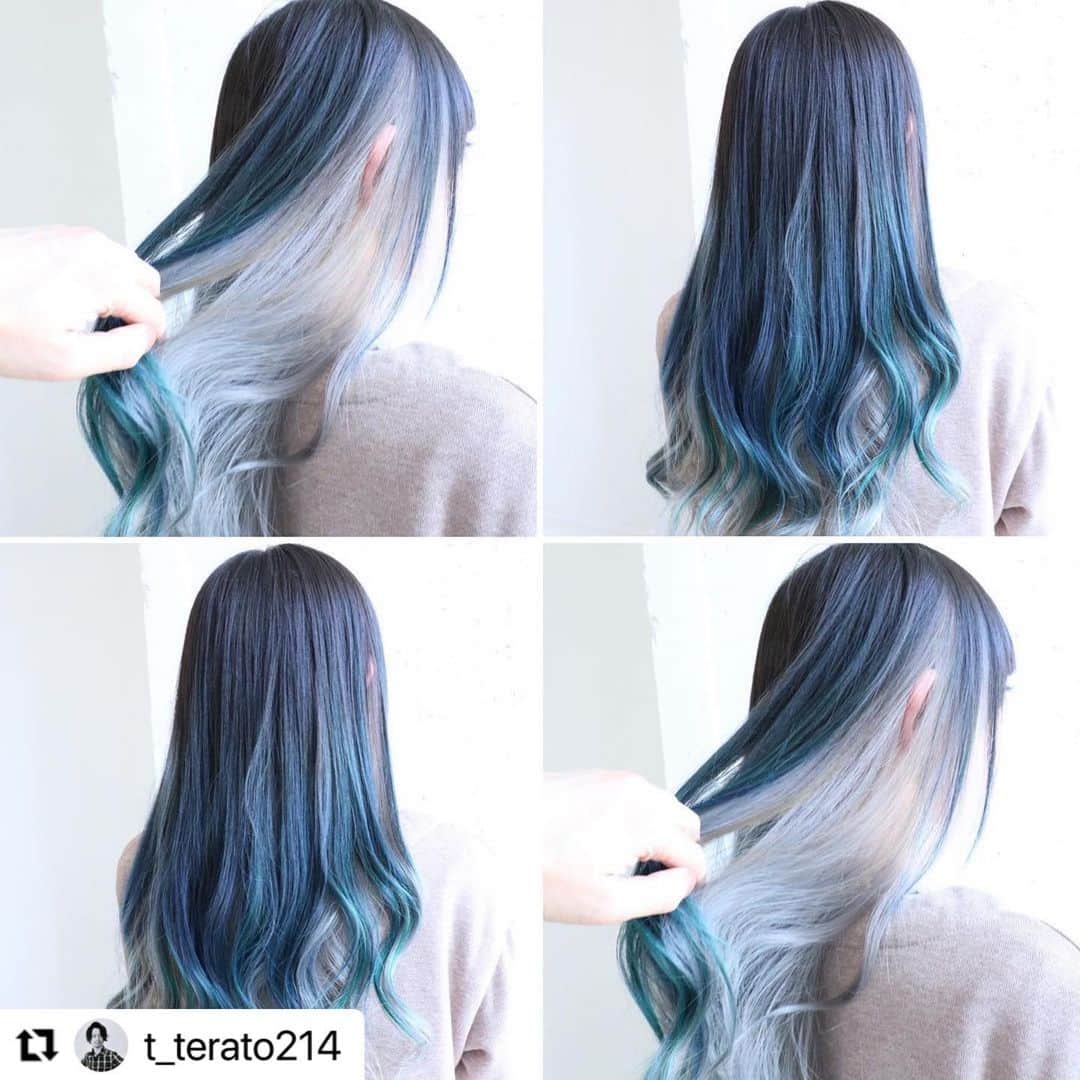 マテリア公式アカウントのインスタグラム：「#Repost @t_terato214 with @make_repost ・・・  素敵なカラーデザインですね！  リポストさせて頂きます。  #マテリア #materia #ヘアカラー #haircolor #外国人風カラー #外国人スタイル  #サロンカラー　#saloncolor #バレイヤージュ　#balayage #ハイトーンカラー　#hightone  #デザインカラー　#designcolor  #color #hair #ルベル #lebel　 #タカラベルモント #takarabelmont #stay_creative  #ステイクリエイティブ #クリエイティブを続けよう」