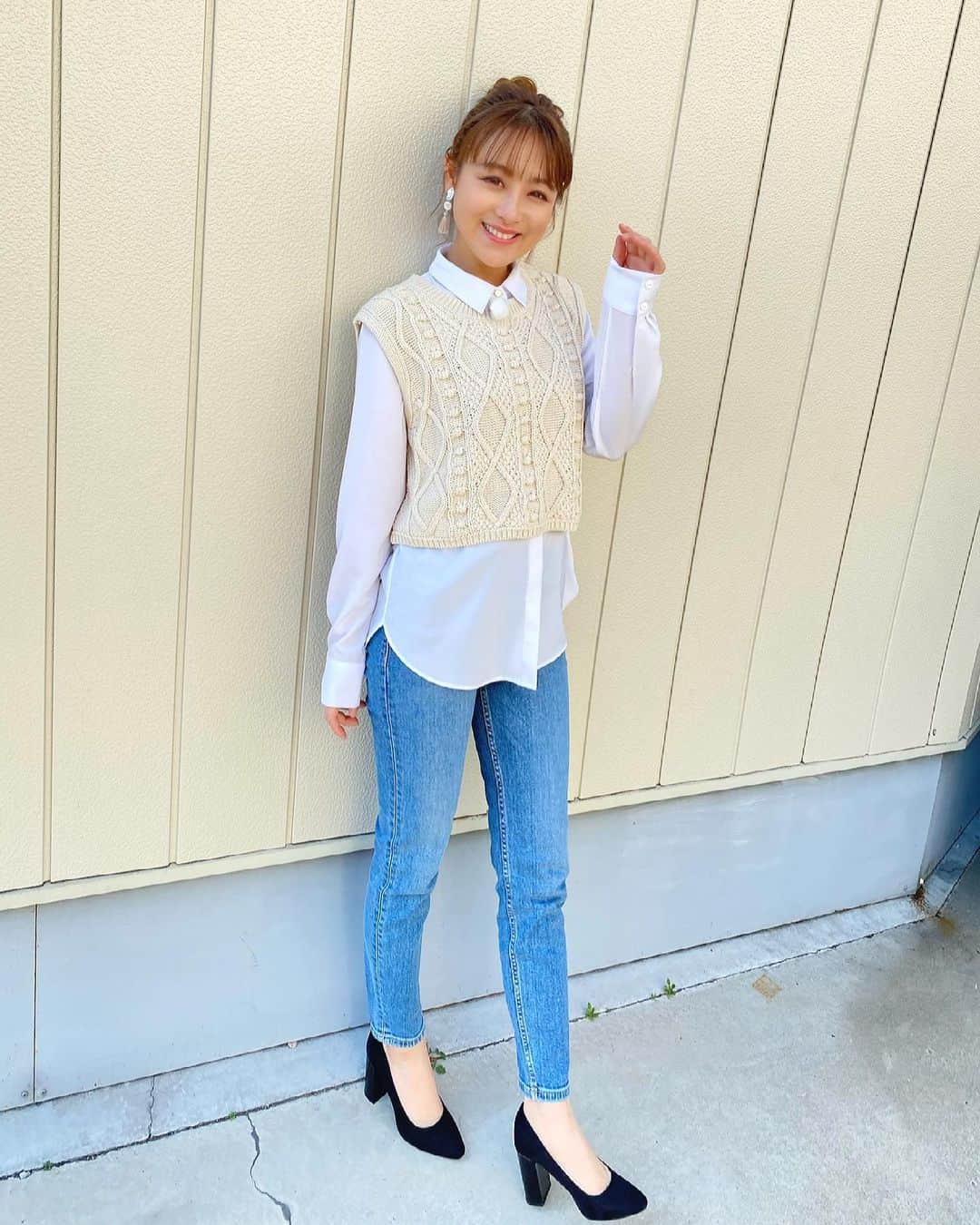 鈴木奈々さんのインスタグラム写真 - (鈴木奈々Instagram)「今日のコーデです♡ #デニムだいすき人間 #カジュアルファッション」3月26日 19時27分 - nana_suzuki79