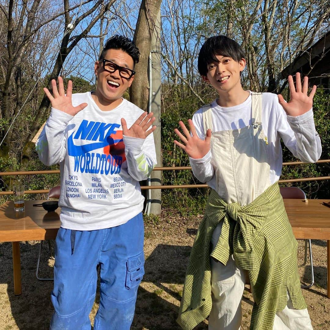 宮川大輔さんのインスタグラム写真 - (宮川大輔Instagram)「#満天⭐️青空レストラン #京都府八幡市 #ゲスト #松丸亮吾くん #楽しかったし美味しかったぁー #是非是非見てくださいませ」3月27日 15時16分 - miyagawadai