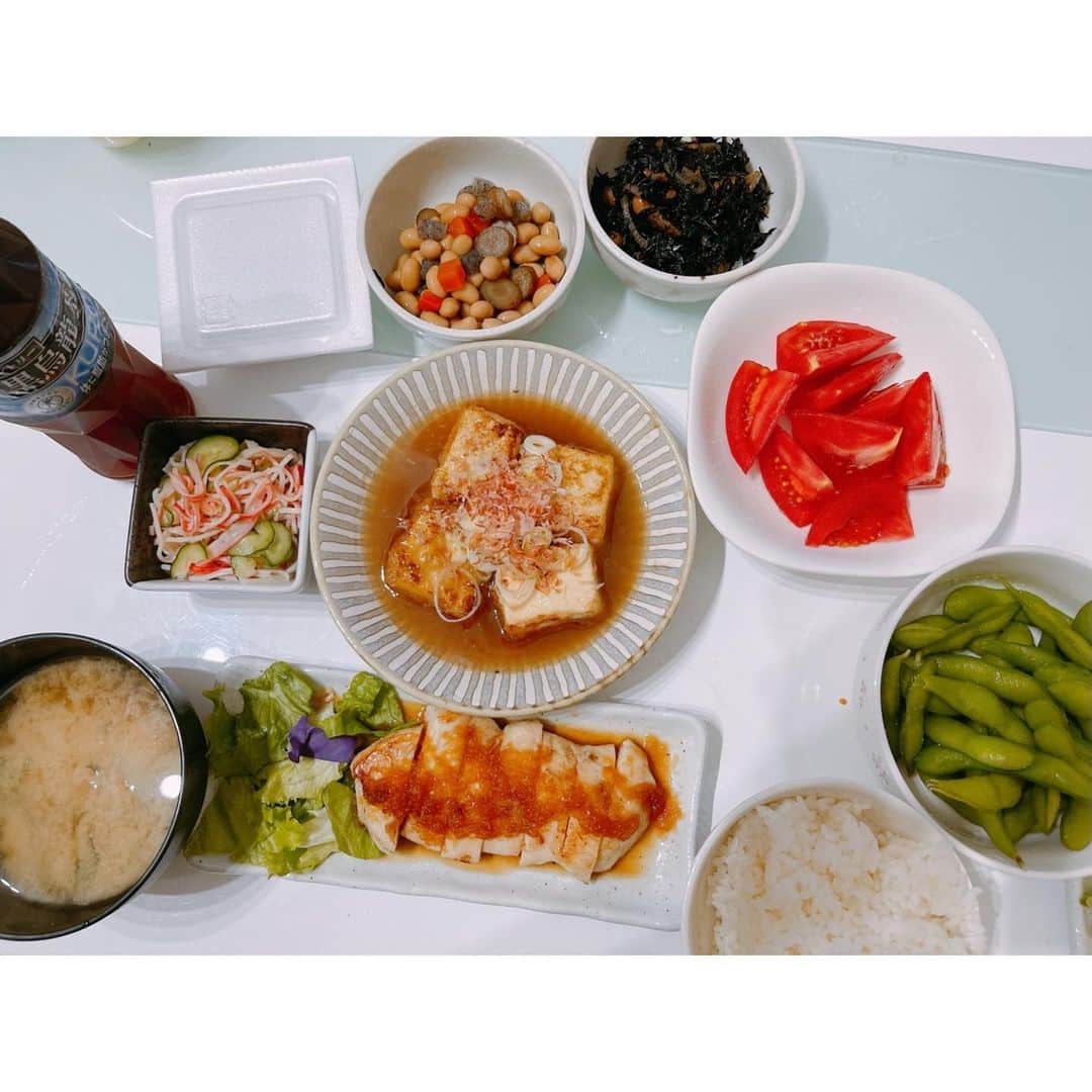 のインスタグラム：「#小田飯 #夕飯 #dinner #サラダチキン #ダイエット #diet #cooking #料理 #talem #model #グラビア #actress   最近作った小田飯もアップしとく🍳✨」