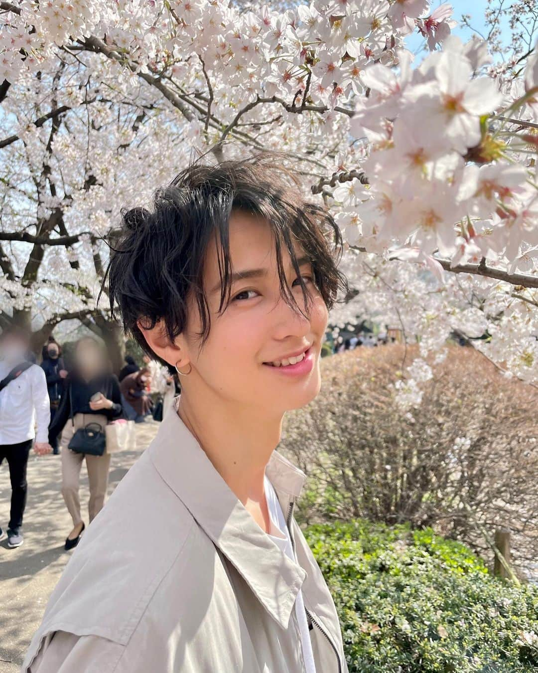 佐久間美波さんのインスタグラム写真 - (佐久間美波Instagram)「桜が満開でした🌸🌸🌸」3月27日 21時28分 - mi_na_mi_628