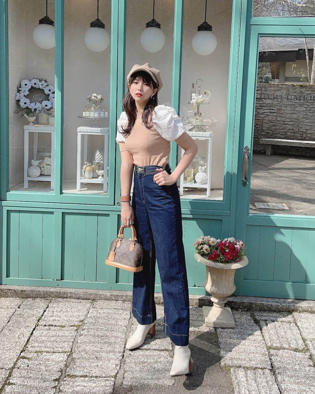 ききまるさんのインスタグラム写真 - (ききまるInstagram)「ootd☀️ . デニムが大好きすぎて毎日デニム履いてる気がする🥲 . トップスはZOZOTOWN限定の素材切り替えトップス🌱色違いも可愛かった👼🏻　@miia_official  . . #miia  #miiasnap  #春服　#春服コーデ #春服ゲット #春服購入品 #春服が好き #春コーデ #春カラー #春夏コーデ #春裝　#デニム　#デニムコーデ #デニムパンツ #デニム女子 #デニム好きな人と繋がりたい #ootd #コーデ #コーデ記録 #キャスケット　#星の王子さまミュージアム #星の王子様ミュージアム #箱根旅行 #箱根 #箱根湯本　#箱根観光 #関東旅行 #神奈川観光」3月28日 9時32分 - kikigram_97