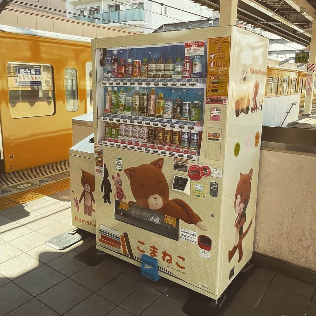 Miku Hirata 平田未来さんのインスタグラム写真 - (Miku Hirata 平田未来Instagram)「こまねこの自動販売機に出会ってしまった」3月5日 14時01分 - hirata