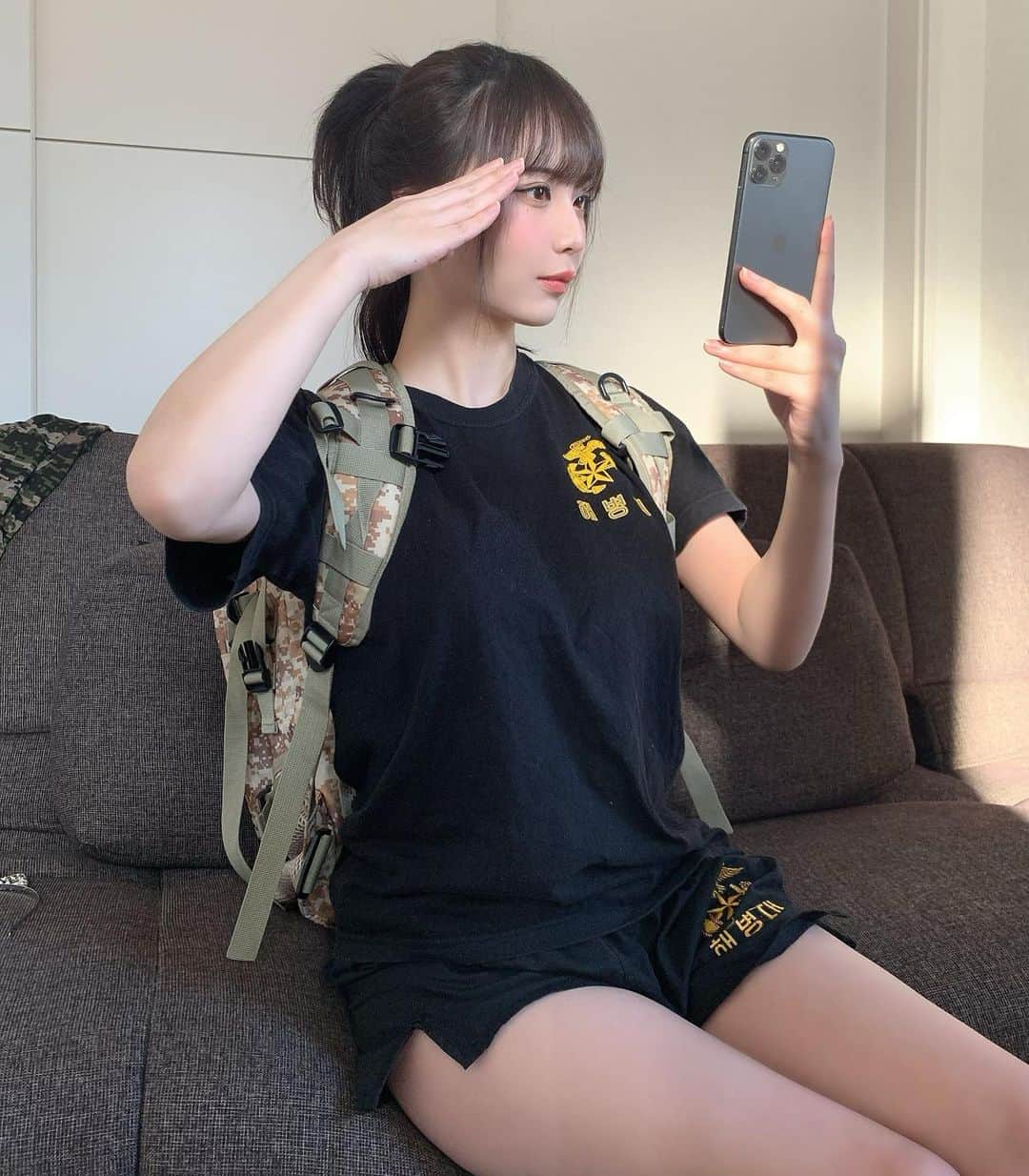 Haruのインスタグラム：「필-승 ! 1233기입니다 !」