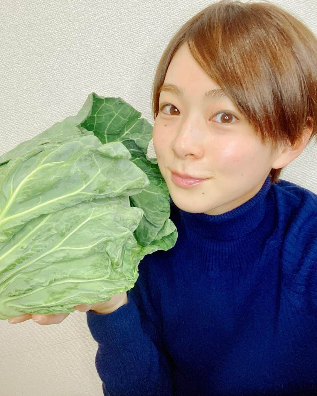 酒井瞳さんのインスタグラム写真 - (酒井瞳Instagram)「届いたお野菜が大きくて記念写真🙆‍♀️✨  春キャベツの時はすっぴんでボサボサだったのにナスの時はメイクして撮った謎🙄‼️笑 メイクしたのに写真を撮り直さないめんどくさがりも健在🤷‍♀️笑  とにかくお野菜が大きくて嬉しかったのです🥴❤️  #野菜 #宮崎 #宮崎美味しいもの #宮崎県産 #食べるの大好き #宮崎から #野菜BOXお届け #定期便 #新鮮野菜 #美味しいもの #九州」3月5日 20時25分 - s.sakaihitomi