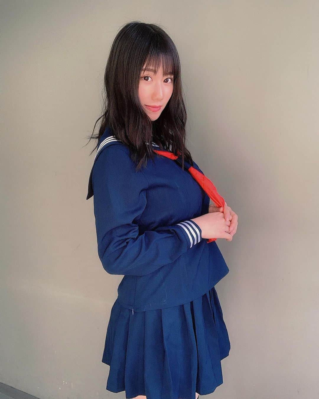 石田優美さんのインスタグラム写真 - (石田優美Instagram)「﻿ ﻿ ﻿ ﻿ 22歳のセーラー服♡﻿ ﻿ ﻿ おやすみなさい🌙  #過去pic #セーラー服」3月6日 0時34分 - yu_mi_1012