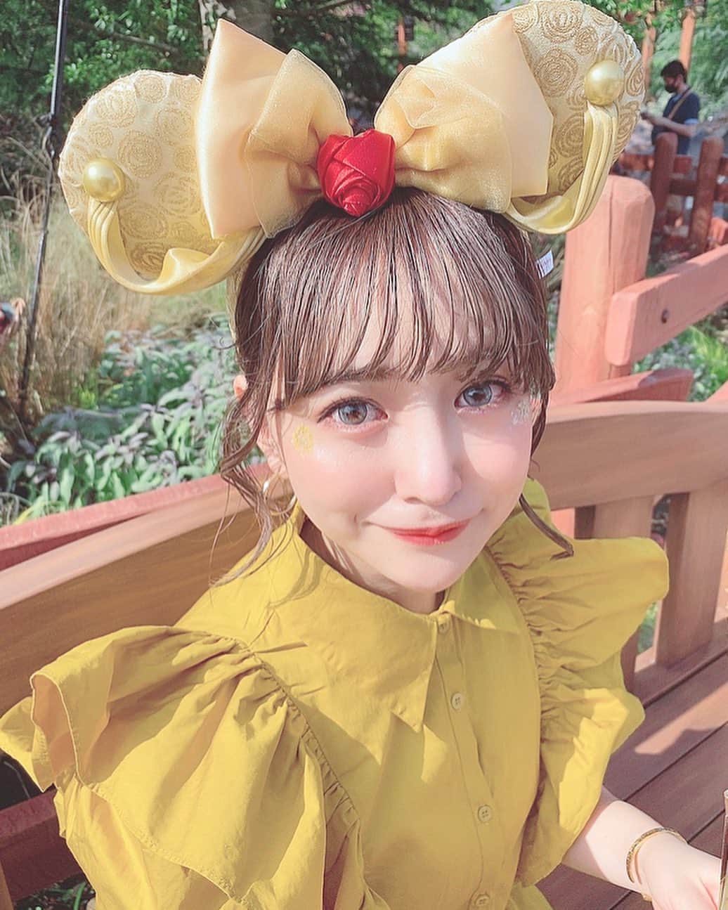 平松可奈子さんのインスタグラム写真 平松可奈子instagram ディズニーが恋しい ディズニーランド ディズニーコーデ 美女と野獣 ディズニーカチューシャ 3月6日 4時03分 11kanaco14