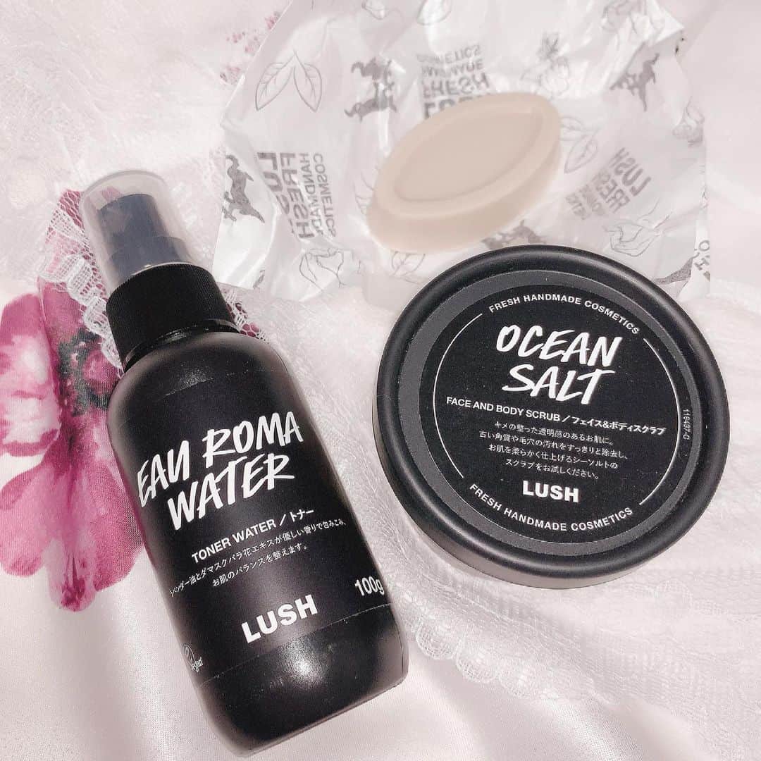 朝田ひまりのインスタグラム：「友達からプレゼントで貰ったLUSH‪𓂃 𓈒𓏸໒꒱ 普段LUSH行く機会無いから嬉しすぎる🥺💗 . . #LUSH#スキンケア#美容好きな人と繋がりたい」