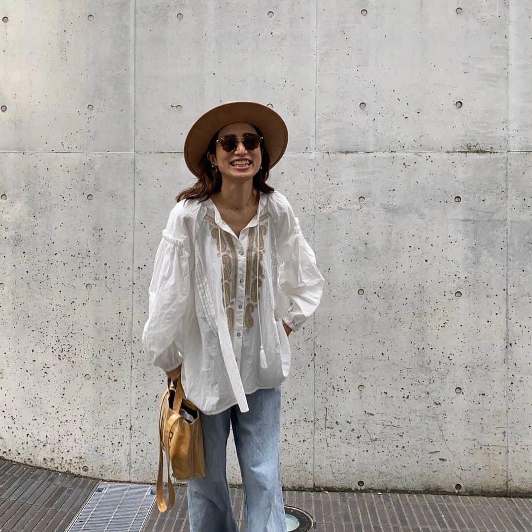 のインスタグラム：「. . 充電の週末♡ . . Have a lovely weekend💛🌿 . . . . . #coodinate #週末#近所でのんびり #親子day」