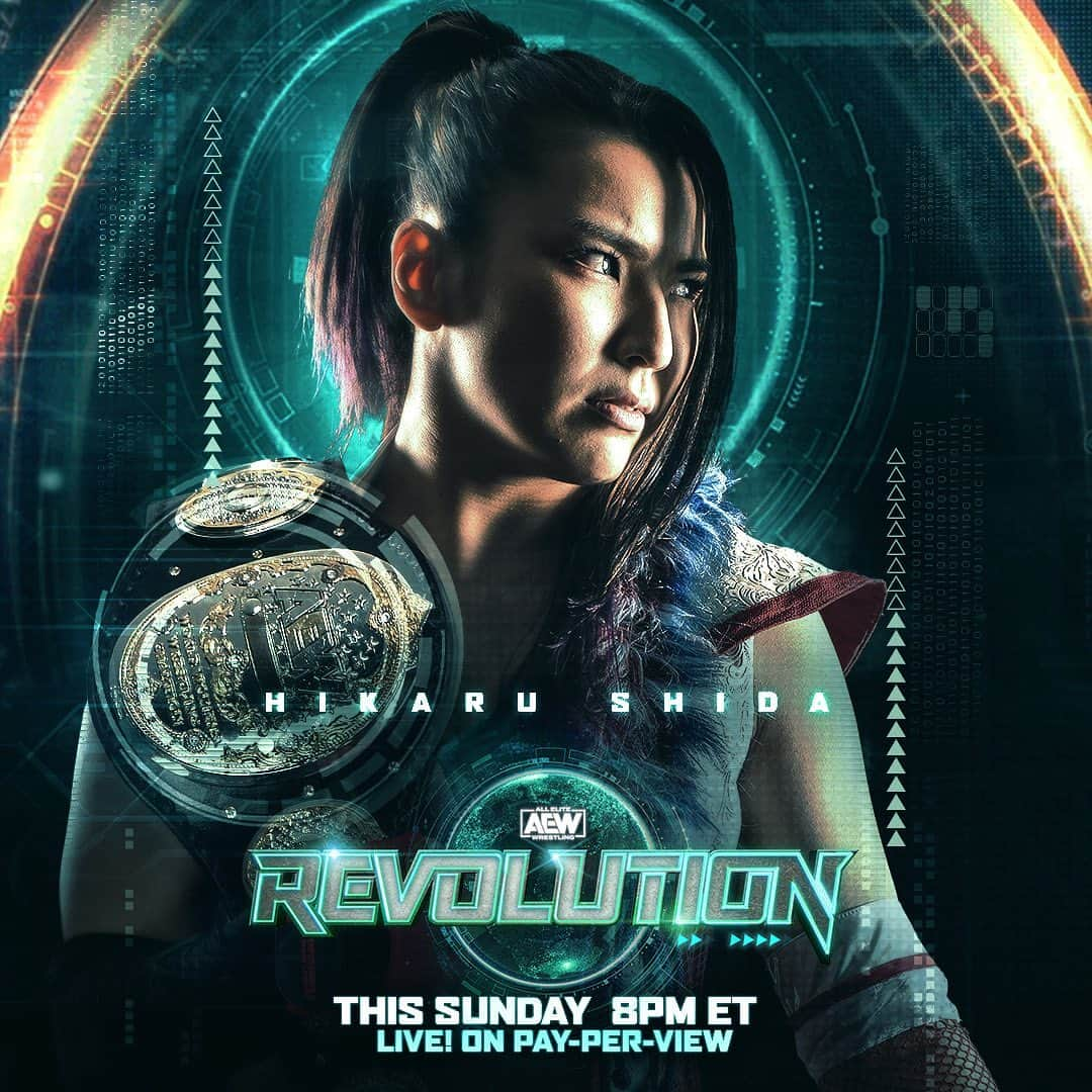 志田光さんのインスタグラム写真 - (志田光Instagram)「This reminds me of Avengers Endgame posters. Dope🔥🔥 #aew #aewrevolution #tomorrow #prowrestling #hikarushida」3月7日 2時15分 - shidahikaru