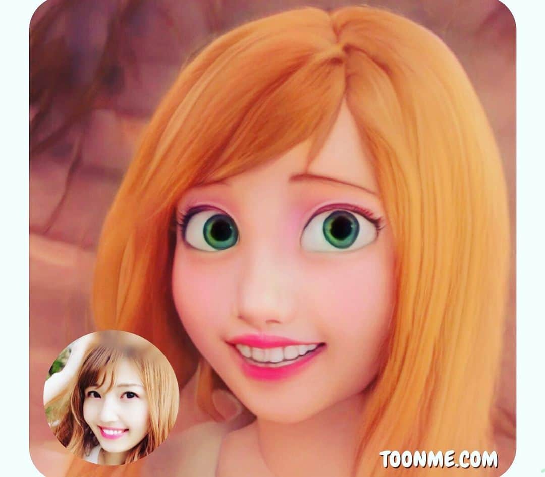 のインスタグラム：「✨TooMe..Disney...❤︎ アプリをダウンロードして やってみました❤️ プリンセスになりたくて試した結果❤︎ _ _ _ _ _ _ _ _ _ _ #happy #day #toome  #disney #プリンセス  #instagood #instagram」