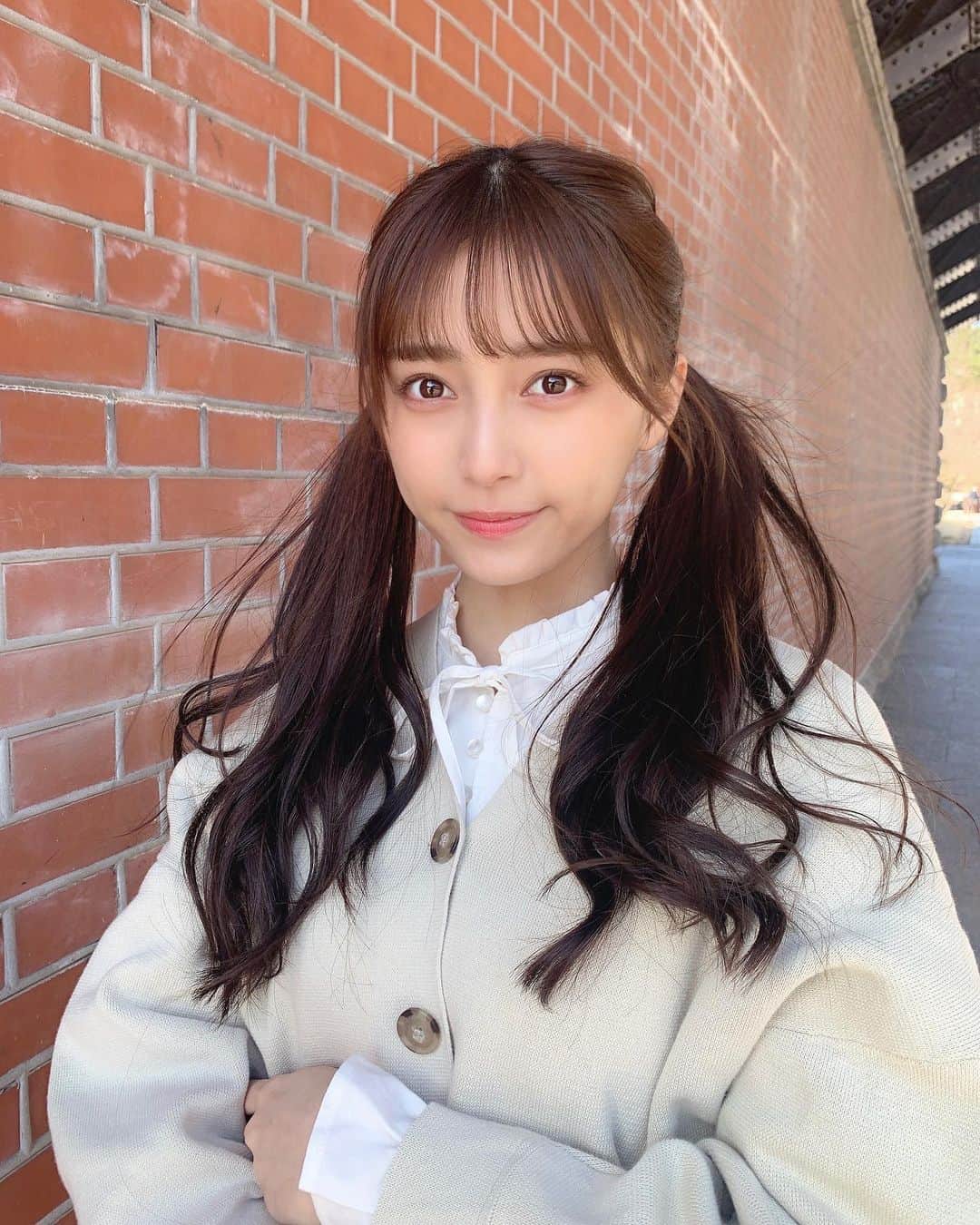 小山リーナ　ツインテール 小山リーナさんのインスタグラム写真 - (小山リーナInstagram)「お久しぶりのツインテール👧🏻」