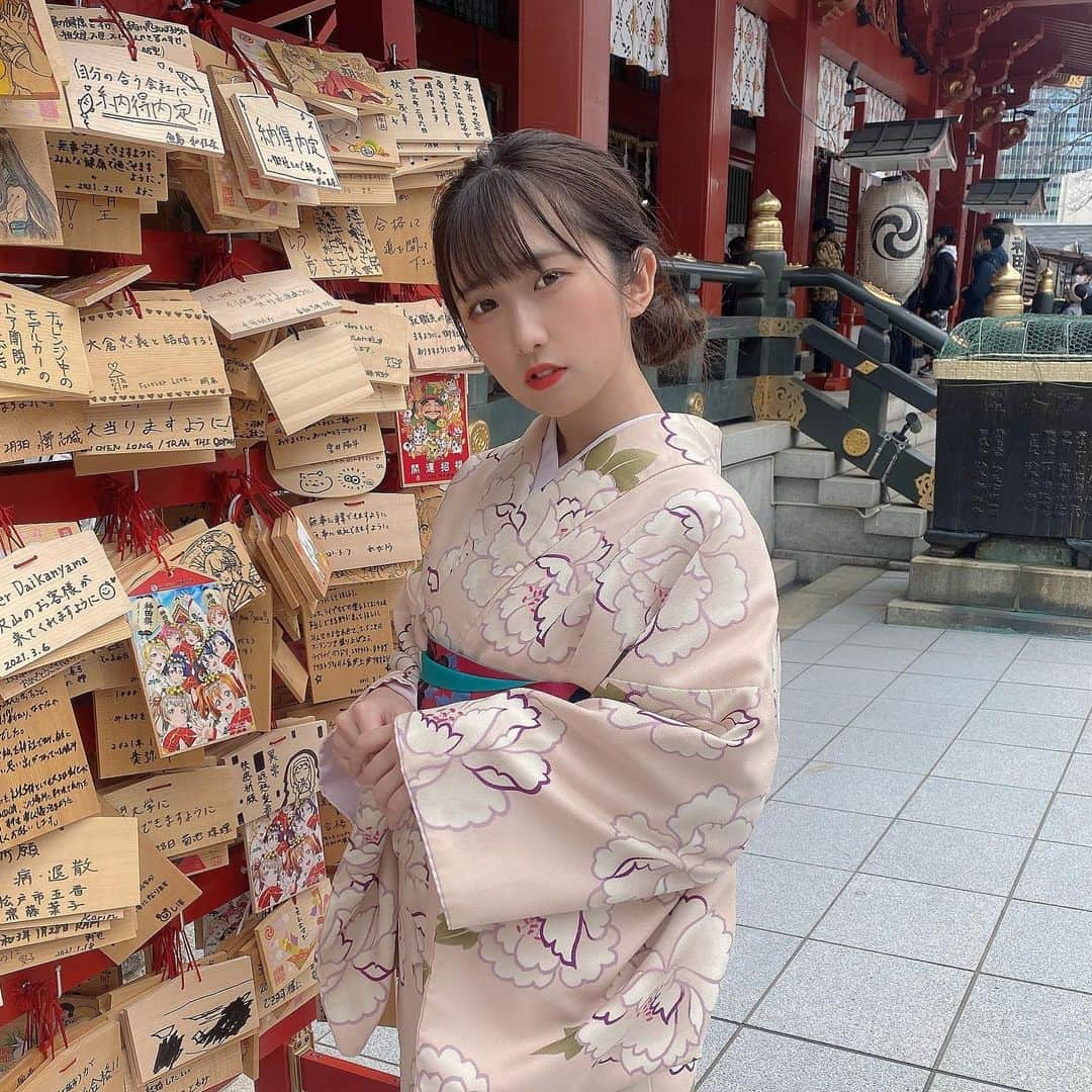 並木彩名のインスタグラム：「今年初の着物👘VASARAさんの🐶」