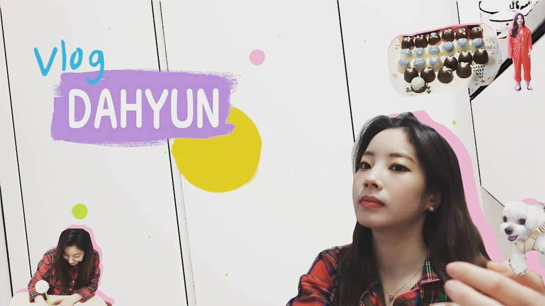 のインスタグラム：「DAHYUN VLOG!!! SO EXCITED FOR THIS 🤍」