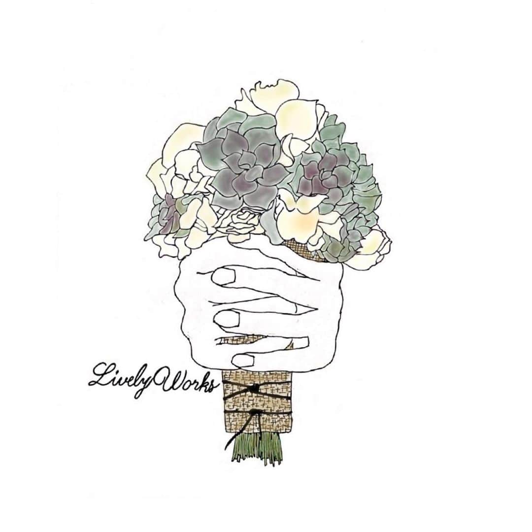 杉下理世さんのインスタグラム写真 杉下理世instagram Flower Bouquet By A O 0313 花 Flower イラスト お花のイラスト 薔薇 Rose イラストグラム 花のある暮らし 花屋 Livelyworksフラワーイラスト 3月8日 18時39分 Rise Sugishita