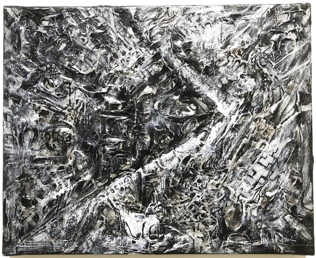 泉谷しげるのインスタグラム：「『遺跡発見』　２０１７年　アクリル画　４号  #泉谷しげる #アクリル画 #泉谷アート #天才か人災か #art_of_live #artworks #acrylpainting #shigeru_izumiya」