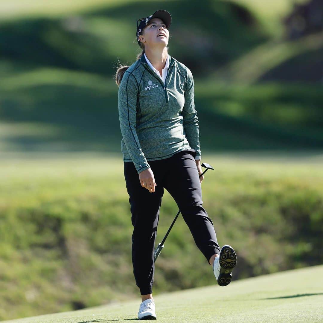 ジェニファー・クプチョのインスタグラム：「Came up just a little short this week but happy to be back competing! Thank you so much to @gainbridgelpga and @volvikgolf @lpga_tour for two great tournaments to kick off the season. There are so many positives and things to take away from being in contention. Ready to keep on moving💪🏼 #onwardandupward」