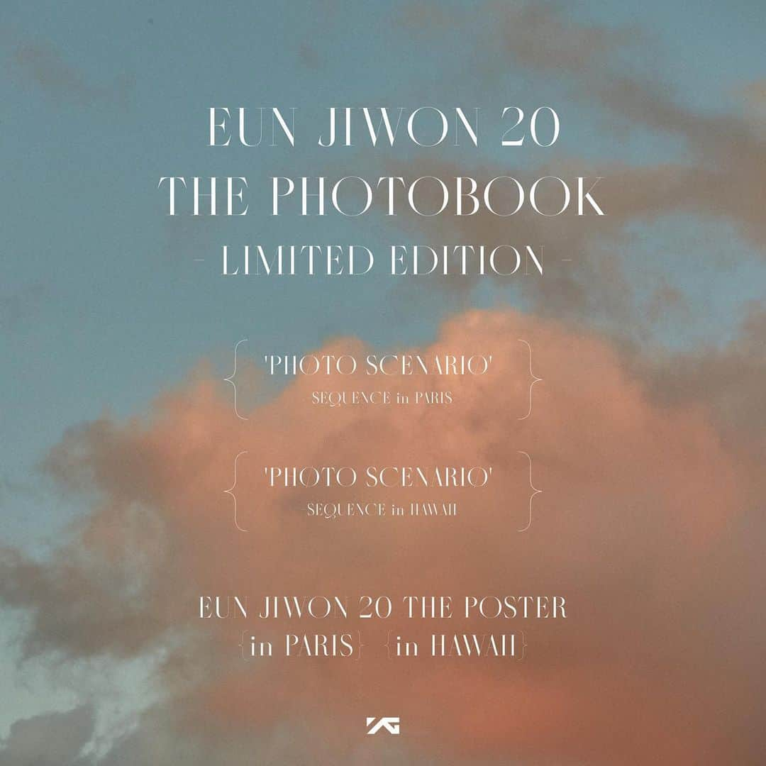 ウン・ジウォンのインスタグラム：「EUN JIWON 20 THE PHOTOBOOK  2021.03.18 RELEASE  #은지원 #EUNJIWON #20_THE_PHOTOBOOK #PARIS #HAWAII #YG」