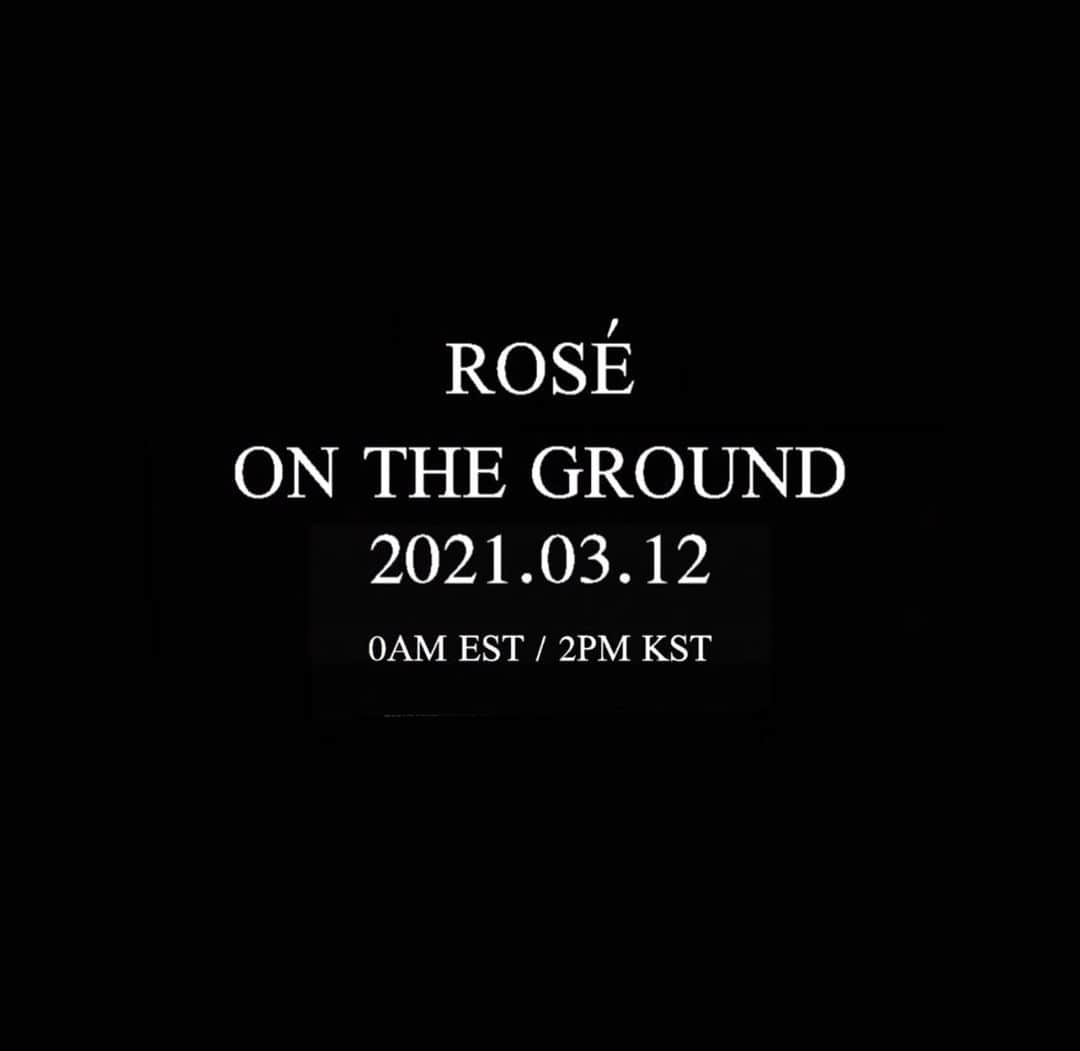 BLACKPINKさんのインスタグラム写真 - (BLACKPINKInstagram)「#ROSÉ #로제 #BLACKPINK #블랙핑크 #FirstSingleAlbum #R #March12th_0amEST #March12th_2pmKST #RELEASE #YG」3月10日 0時01分 - blackpinkofficial