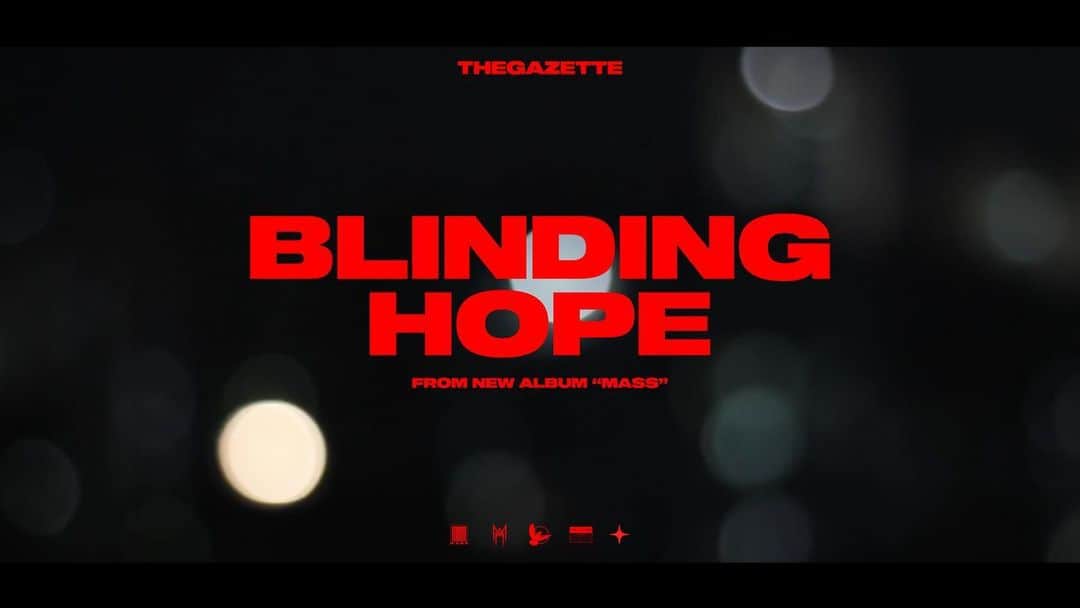 RUKI のインスタグラム：「【新曲「BLINDING HOPE」MUSIC VIDEO解禁】   バンド結成19周年を迎えた本日3月10日、NEW ALBUM収録曲の中から新曲「BLINDING HOPE」のMUSIC VIDEOをOFFICIAL YOUTUBEにて解禁！ 是非チェックしてみて下さい。   THE GAZETTE - BLINDING HOPE (OFFICIAL MUSIC VIDEO) https://youtu.be/DOLqvOkmQy0   #theGazettE #19thanniversary #blindinghope #musicvideo #newalbum #mass」