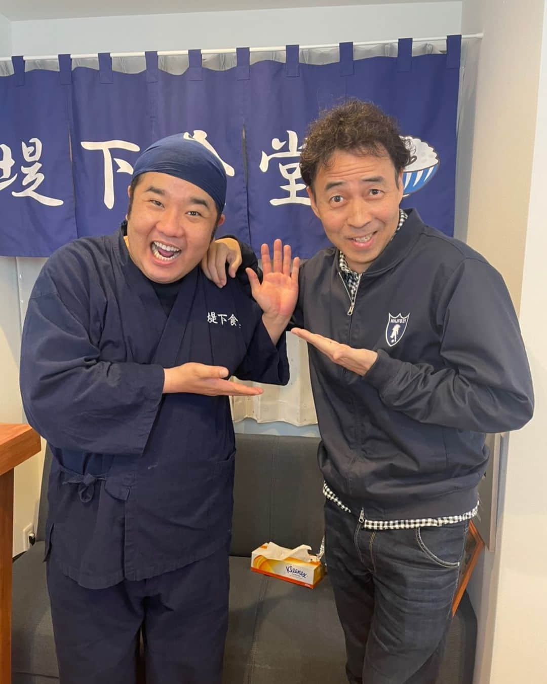 ワッキーのインスタグラム：「堤下食堂、サイコーでした^_^ #ワッキー　#堤下敦  #堤下食堂」