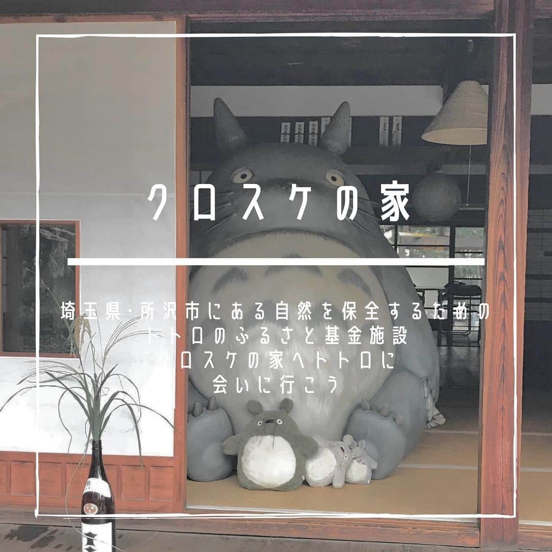 SUCLEさんのインスタグラム写真 - (SUCLEInstagram)「#クロスケの家   埼玉県･所沢市にある"クロスケの家"🍃  古民家には大きなトトロが…！  ふるさと基金に寄付して 大きいトトロと写真を撮ってみてはいかがですか？  ※現在感染拡大防止のため臨時閉館しております。  photo by @aorina1120 @rii.saa.v_v.a @ken_0618 @setsugetsufu_ka @erikaaaaa058  ﻿  ﻿ @sucle_  では紹介する写真を募集中👧🏻 タグ付けやハッシュタグをつけてくれた投稿からもピックアップした写真をリポストしています！﻿ #sucle をつける か このアカウントをタグ付けして投稿してね📸﻿ ﻿  #クロスケの家 #クロスケの家🏠 #所沢 #所沢市 #埼玉県 #埼玉観光 #埼玉観光スポット #おでかけ #おでかけホリデー #おでかけ日和 #おでかけ記録 #おでかけフォト #お出掛け #お出掛け日和 #お出掛けしたい #お出掛け大好き #お出掛け記録 #お出掛けスポット #お出掛け好き #トトロ #トトロの森」3月9日 19時33分 - sucle_