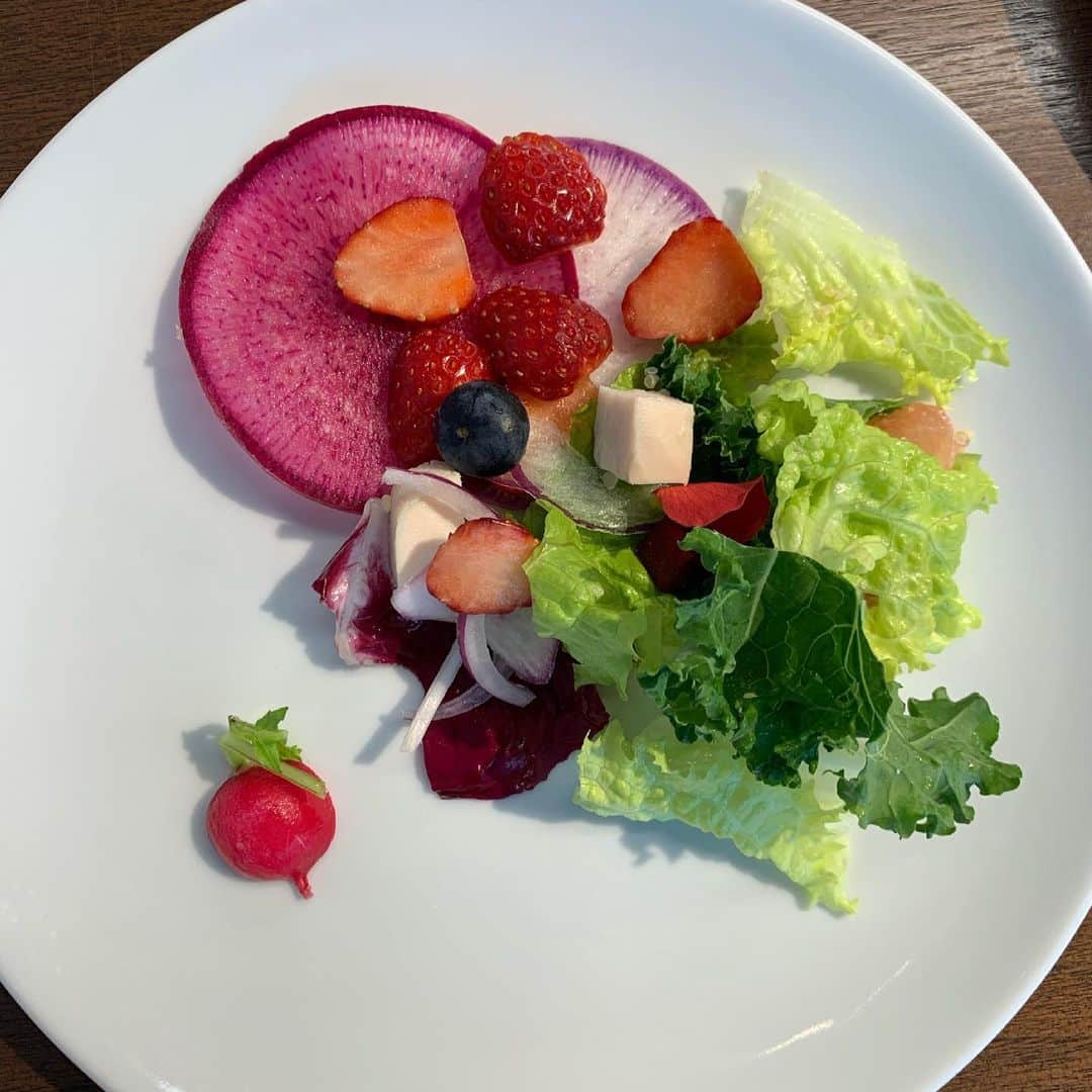 伊藤千晃さんのインスタグラム写真 - (伊藤千晃Instagram)「美味しい、健康、可愛い！﻿ そんな感じの話が進みそうです☺️🥗﻿  ﻿ #サラダ﻿ #楽しみ﻿」3月9日 21時41分 - kikichiaki