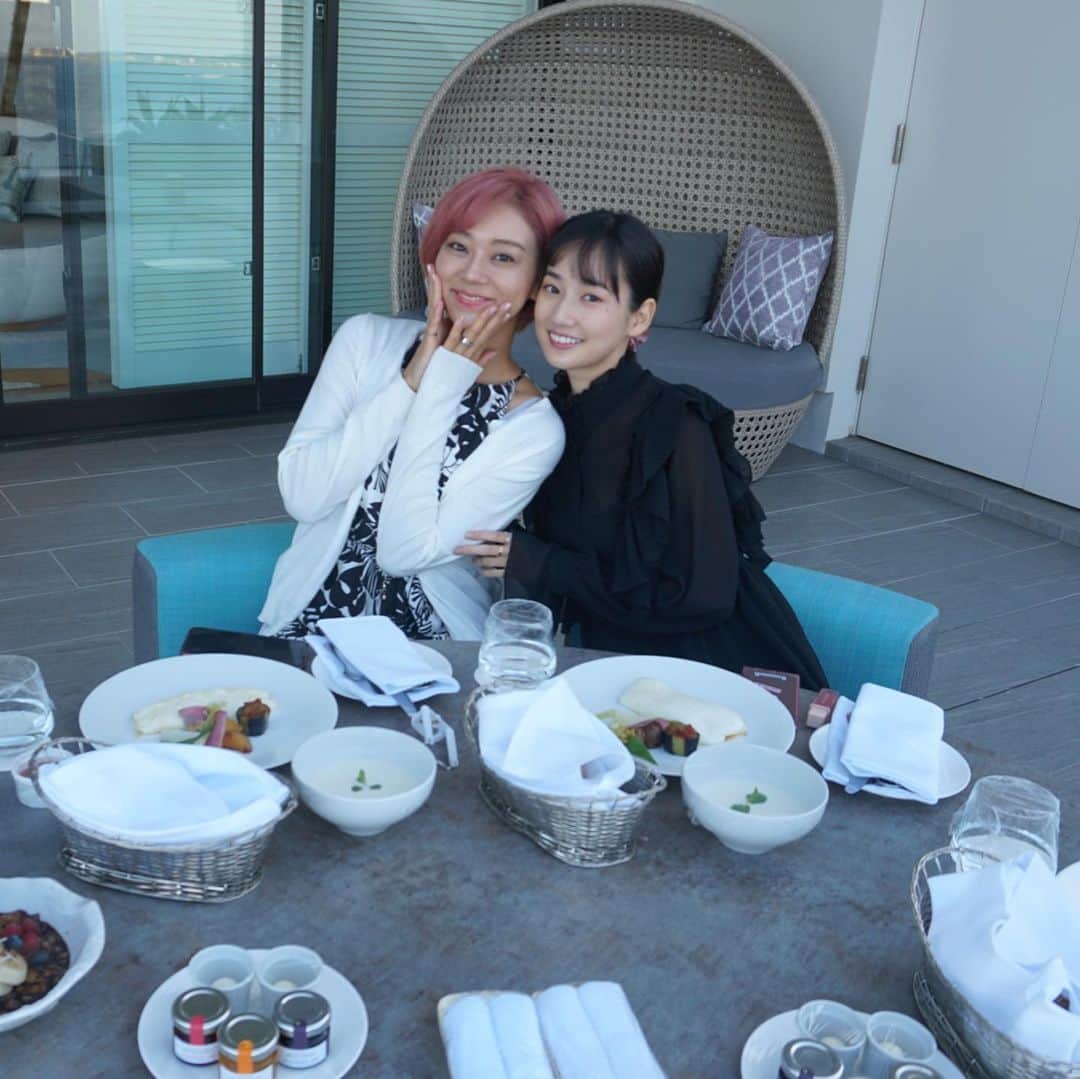 高嶋香帆のインスタグラム：「おはよん☀️ 早くまた旅行に行きたいなぁと写真見て浸ってます☺️💓」