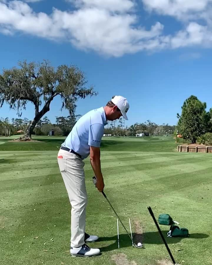 ハリス・イングリッシュのインスタグラム：「Excited to be back at @theplayerschamp. Hoping to keep it going where I left off.」