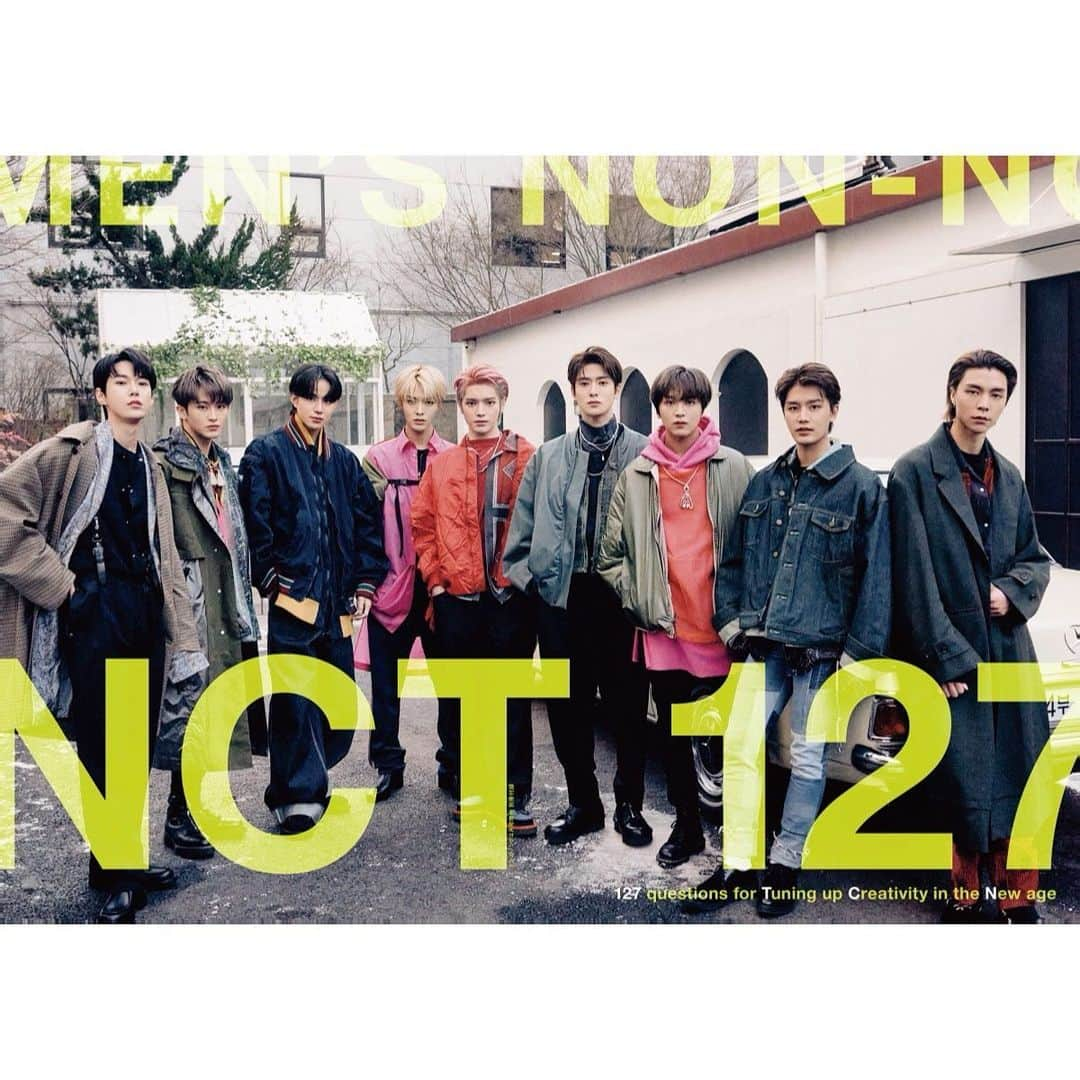 稲井孝太朗のインスタグラム：「メンズノンノ４月号で特集そして特別版の表紙を飾るNCT127さんのテストシューティングに僕らが参加させていただきました！僕はJohnnyさん、JAEHYUNさんの衣装を着させてもらっています。 　昔から聴いていたNCT127さんの撮影に微力ではありますが関われたことがとても嬉しく光栄です。書店に特別版を買いに行ったところ残り少なくてNCT127さんの人気に憧れると共に驚きました。 　 　４月号と特別版、そしてYouTubeにはメイキングと今月は盛り沢山なのでぜひぜひチェックしてみてください！  #nct127  #nct  #mensnonno  @mensnonnojp」