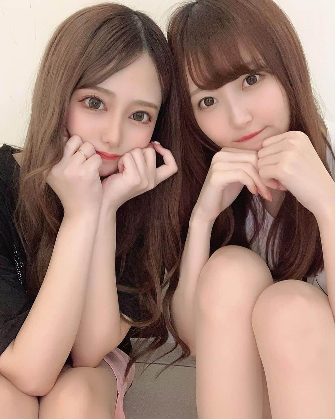 なっちゃんのインスタグラム：「🎀みれなつ🎀 20日鬼アツだね♡  #partea#アイドル」