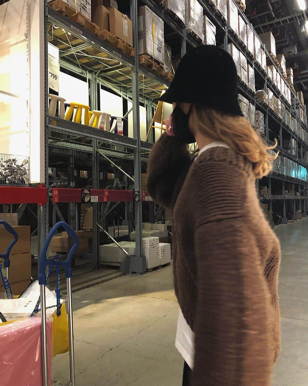 島居玲子のインスタグラム：「🛒♡」