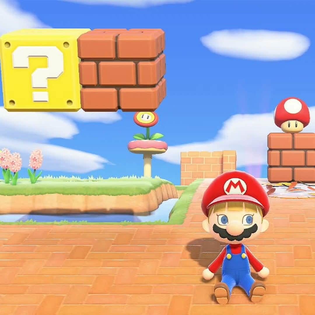 のインスタグラム：「【夢番地：DA-6382-1459-4417】 #あつまれどうぶつの森 #Ninten島 #マリオ家具 #どうぶつの森 #AnimalCrossing #マリオ #スーパーマリオ35周年 #NintendoSwitch #Nintendo #任天堂」