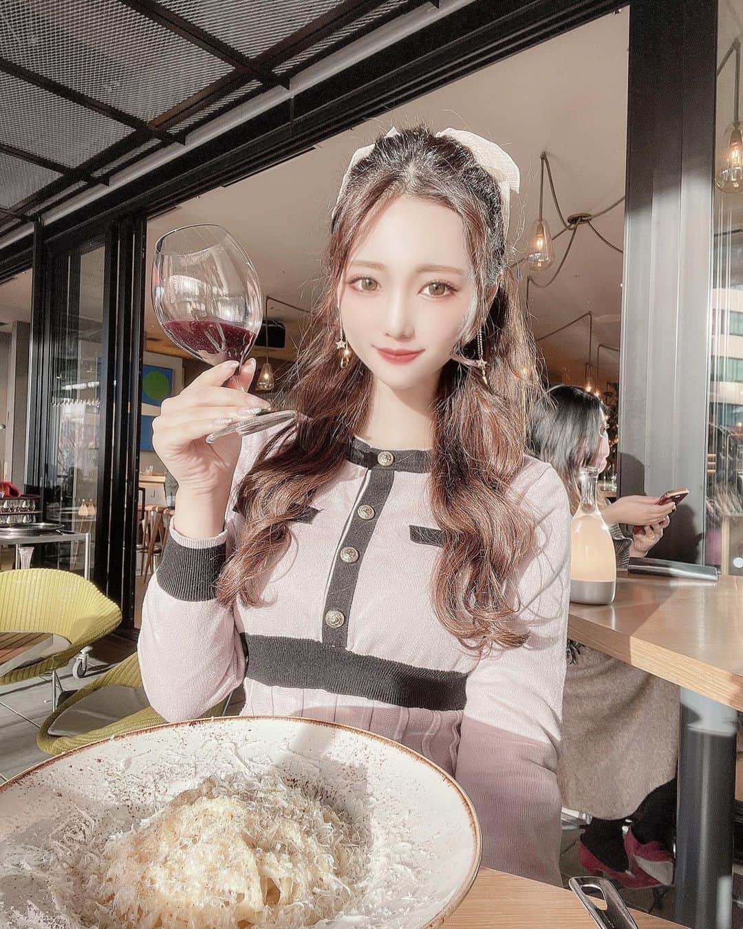 Yuukachiさんのインスタグラム写真 Yuukachiinstagram Lunch 渋谷の宮下パークの3fにある ここのお店 オシャレだしどれも 美味しかったから本当にオススメ 天気が良かったからテラスで食べたよ 今日はカルボナーラの気分でした パスタだいすき 渋谷