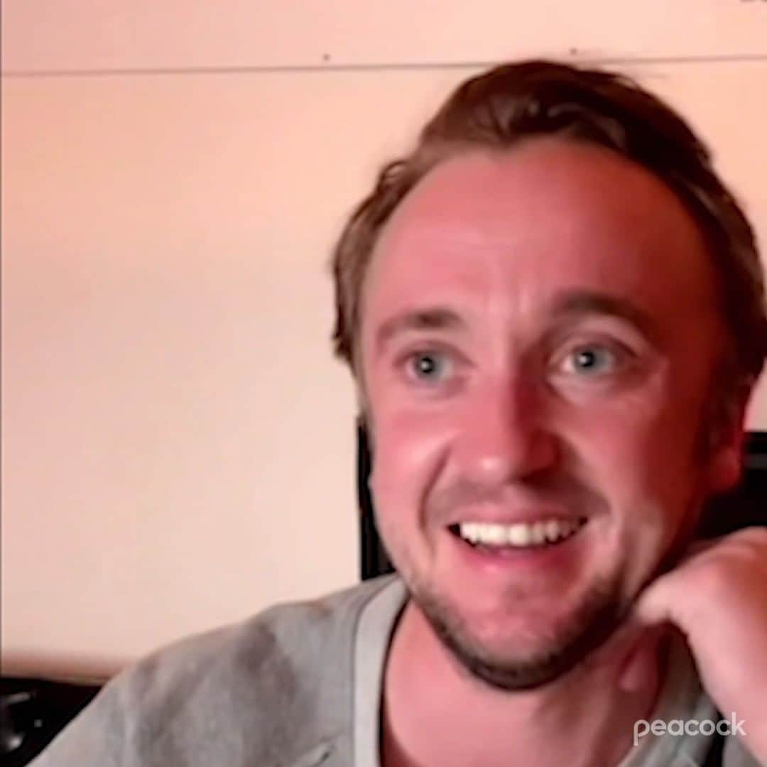 トム・フェルトンのインスタグラム：「my favourite moment from last week’s #PeacockPotterParty with @peacocktv . the video of me watching the first 5 min of the movie is up on Twitter and Facebook x」